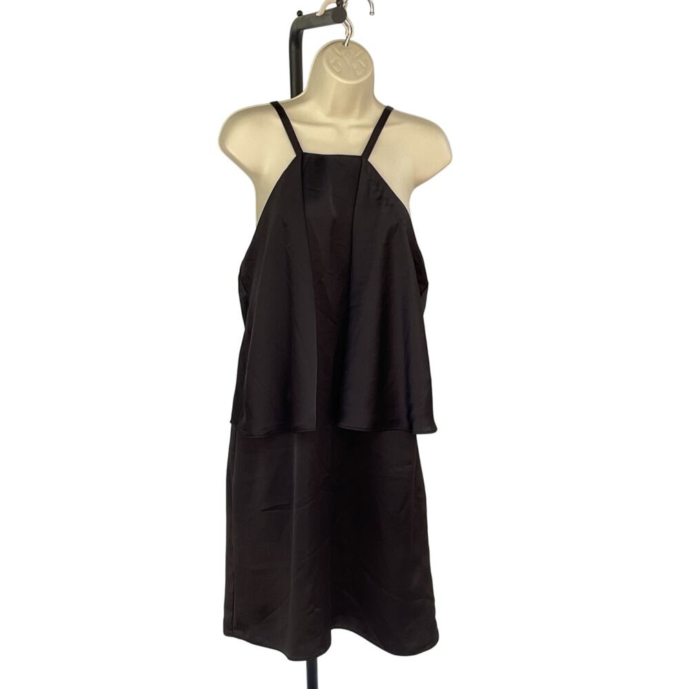 LAUNDRY BY SHELLI SEGAL, SIZE 8, BLACK COCKTAIL DRESS